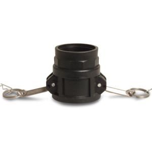 Female Camlock x Female Thread Type D Polypropylene Camlock Coupler