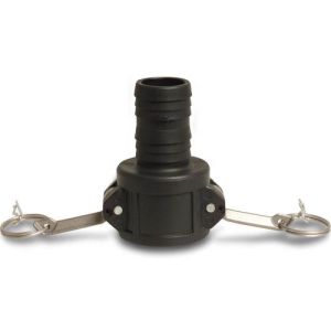 Female Camlock x Hose Tail Type C Polypropylene Camlock Coupler