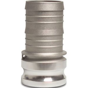 Male Camlock x Hose Tail Type E Aluminium Camlock Coupler
