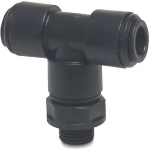 Speedfit POM 10 Bar Push-In Male Thread Type Super 90° T-Piece Adaptor