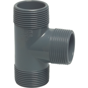 VDL PVC-U 10 Bar Male Thread 90° T-Piece
