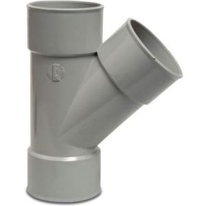 Bosta PVC-U 45° Drainage T-Piece KOMO Glue Socket