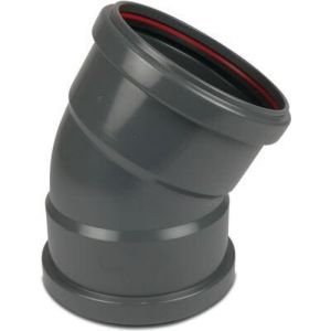 Bosta PVC-U SN4 30° Drainage Bend KOMO/BENOR Ring Seal