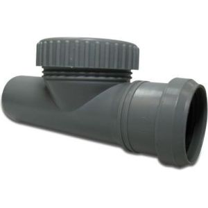 Bosta PP Drainage T-Piece For Inspection With Spigot Ring Seal