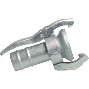 Female Perrot x Hose Tail Perrot Galvanized Steel Quick Coupler