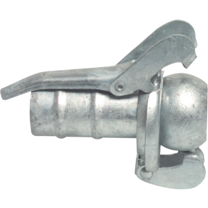 Male Part Bauer With Hose Tail S77 Galvanised Steel Quick Coupler Adaptor