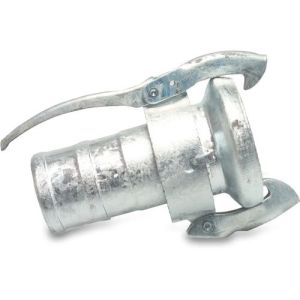 Female Perrot x Perrot Hosetail Galvanised Steel Heavy Model Quick Coupler Adaptor