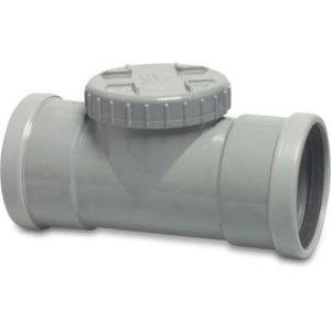 Bosta PVC-U SN4 Drainage T-Piece For Inspection KOMO/BENOR With Ring Seal
