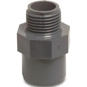 Profec PVC-U Adaptor Bush 10 Bar Male Thread Imperial Glue Socket