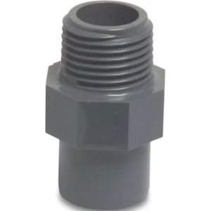 Profec PVC-U Adaptor Bush 10 Bar Male Thread Imperial Glue Socket