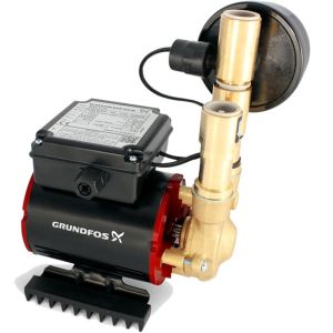 Amazon Universal SSN-3.0B Single Impeller Negative Head Shower Pump (x2 Hoses Inc.)