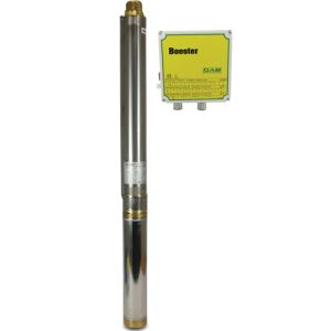 DAB Deep well pump stainless steel 304 1" female thread 2,4A 230VAC with 15m cable and control box booster type Micra 100M oil cooling