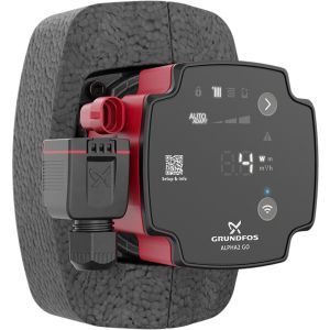 Grundfos Alpha2 GO 25-90 (130mm) Domestic Circulator Pump with Auto Adapt 240v