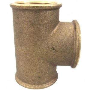 3" (76mm) Brass Tee Female x Female x Female