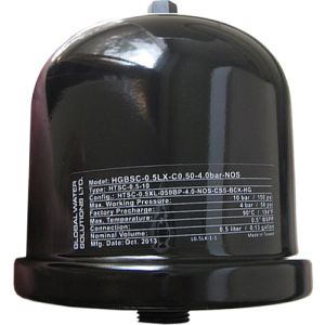 GWS Hydroguard 0.5L 1/4" BSP 0.5 Bar Pre-Charge Hydraulic Shock Arrestor