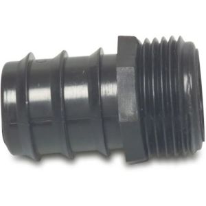 1/2" Male Thread x 25mm Barbed Adaptor 4 Bar PP Hose Tail