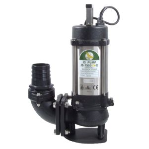 JS 1500 SV MAN - 3" Submersible Sewage & Waste Water Pump Without Float Switch 240v