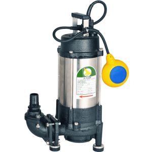 JS GS-1500 AUTO - 1 1/4" Submersible Grinder Sewage Pump With Float Switch 240v