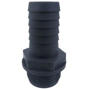 1" (25mm) PVC Plastic Male Hose Tail