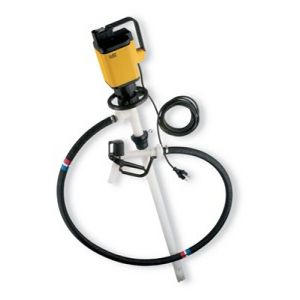 Lutz Drum Pump Set for Concentrated Acids & Alkalis MAll5 110v Motor 1200mm Immersion Depth