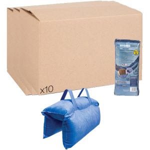 HydroSack Water Reactive Temporary Flood Barrier (3 Boxes of 10 Pks of 2)