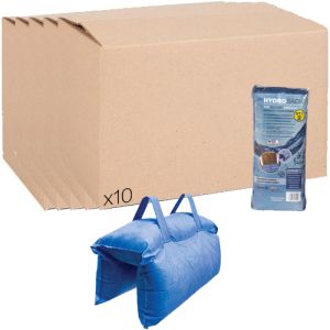 HydroSack Water Reactive Temporary Flood Barrier (5 Boxes of 10 Pks of 2)