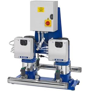 Lowara SMB20/1HME05S03/2/UK Twin Horizontal Pump Booster Set 240v