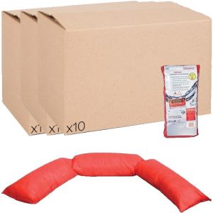 Hydrosnake Water Reactive Flood Barrier (3 Boxes of 10 Pks of 2)