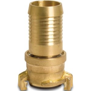 Suction & High Pressure Quick Coupler Brass With Locknut