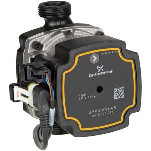Grundfos UPM3 15-75 130mm Solar Pump 240v